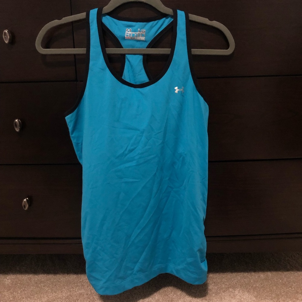 Blue and black UA tank